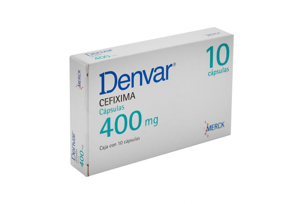DENVAR 400MG C 10 CAP CEFIXIMA