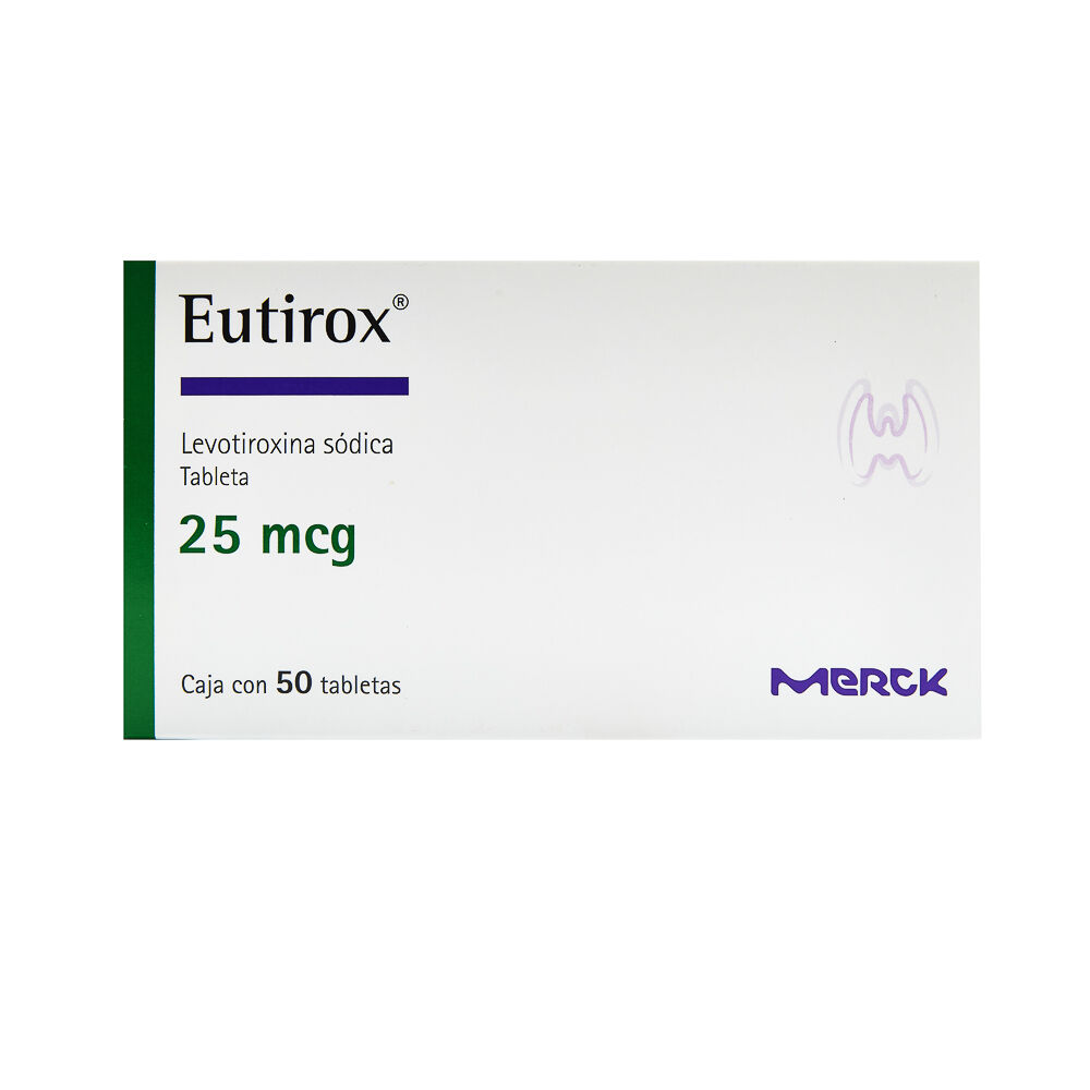 EUTIROX 25MCG C 50 TAB