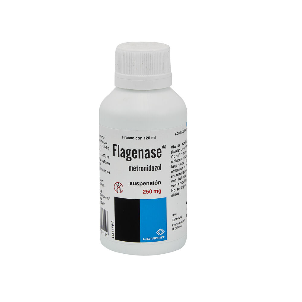 FLAGENASE 250MG SUSP 120ML METRONIDAZOL