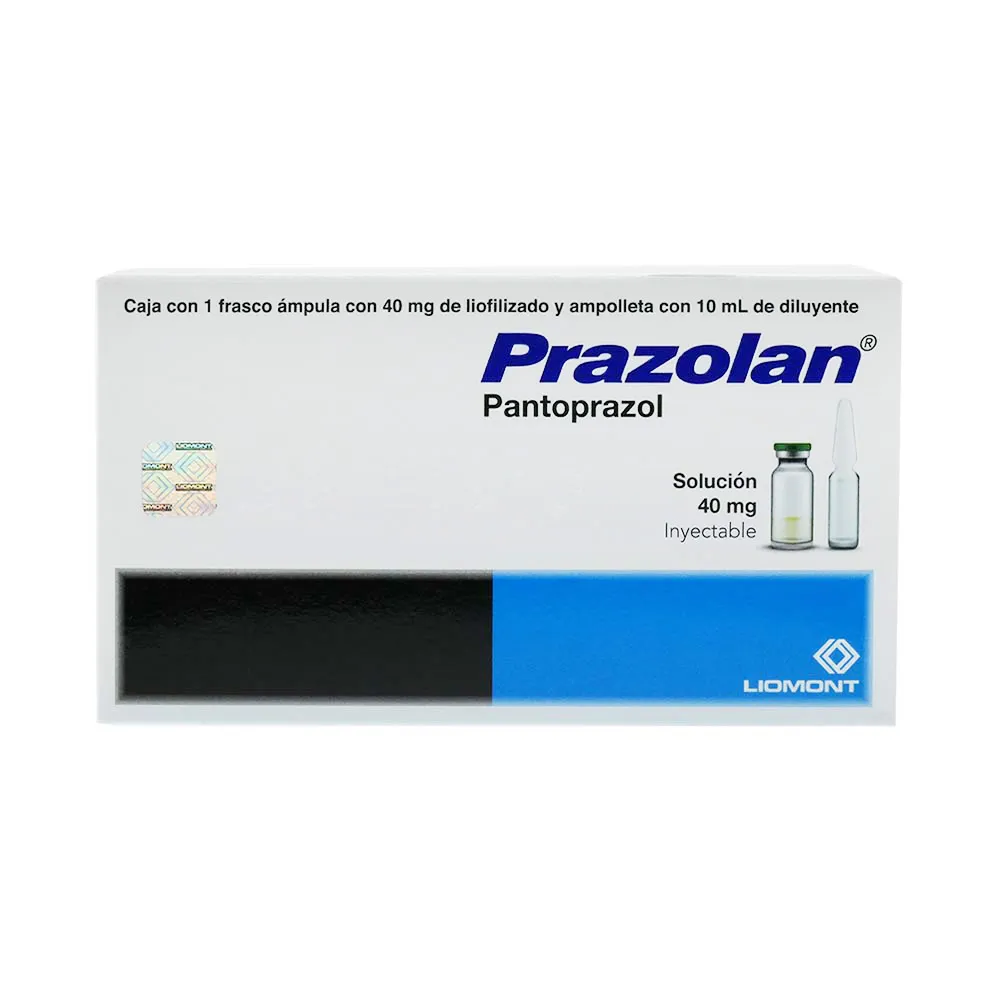 PRAZOLAN 40MG IV O AMP PANTOPRAZOL