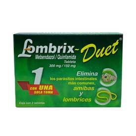 LOMBRIX DUET C 2 TAB MEBENDAZOLQUINFAMIDA