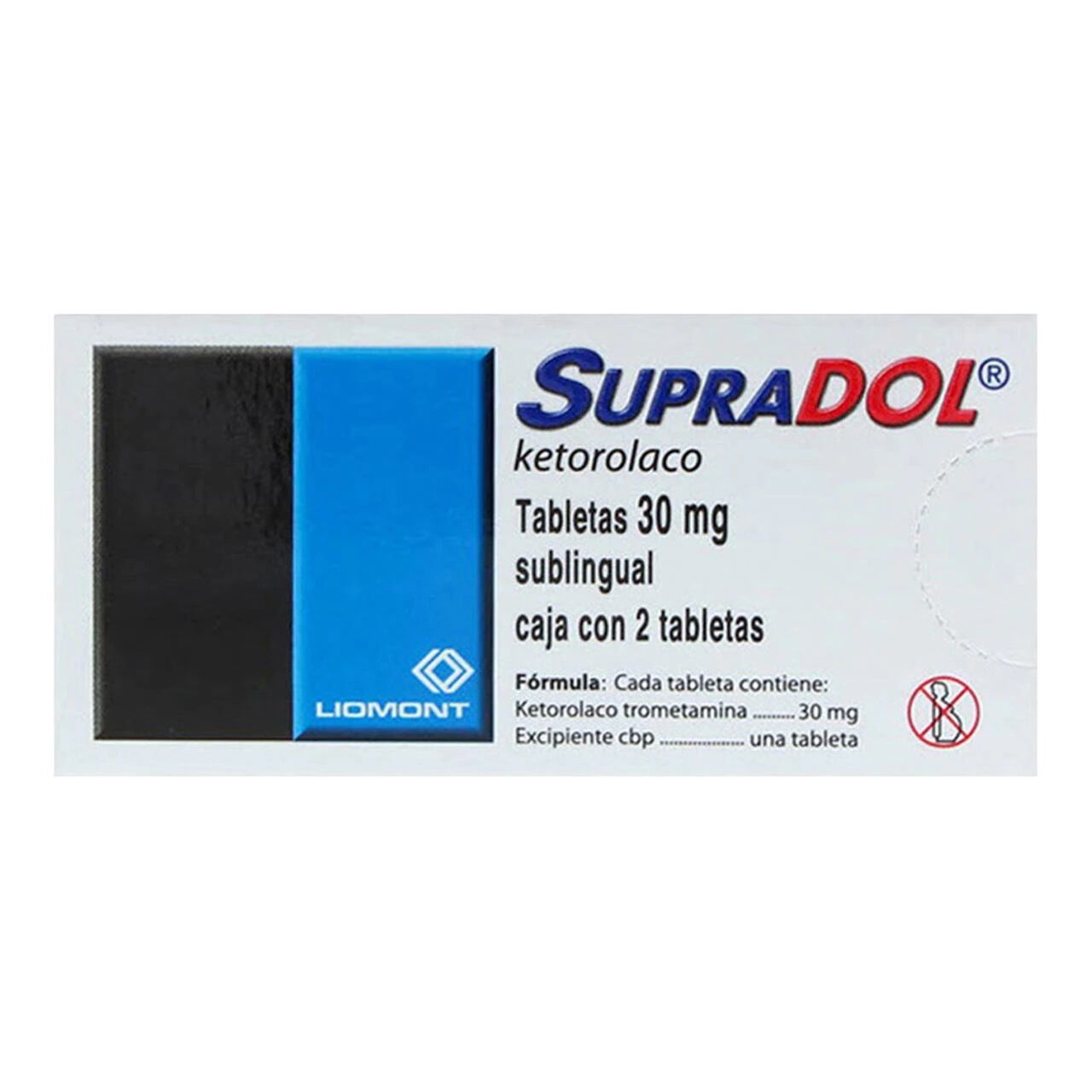 SUPRADOL 30MG C 2 TAB SUBLINGUAL