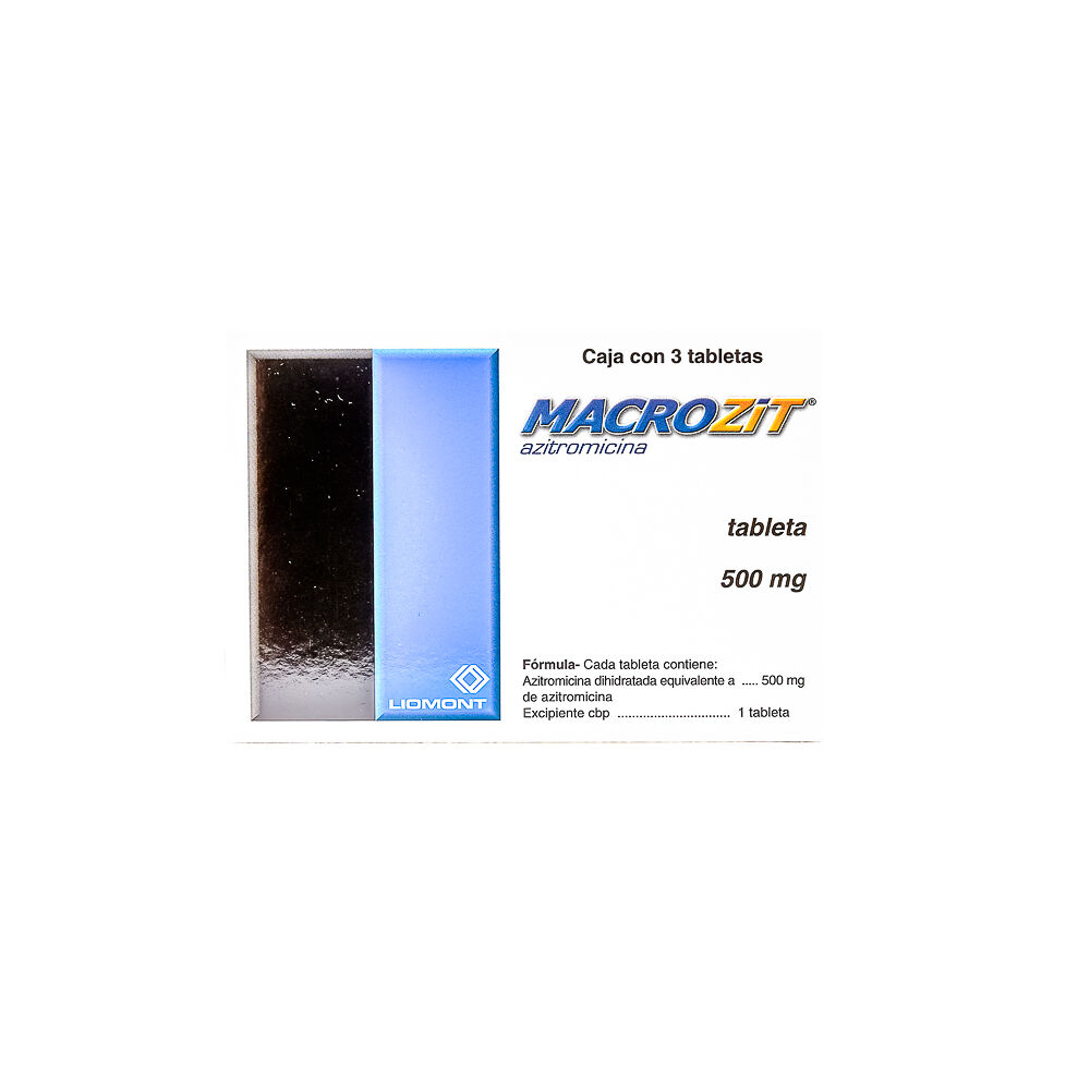MACROZIT 500MG C 3 TAB AZITROMICINA