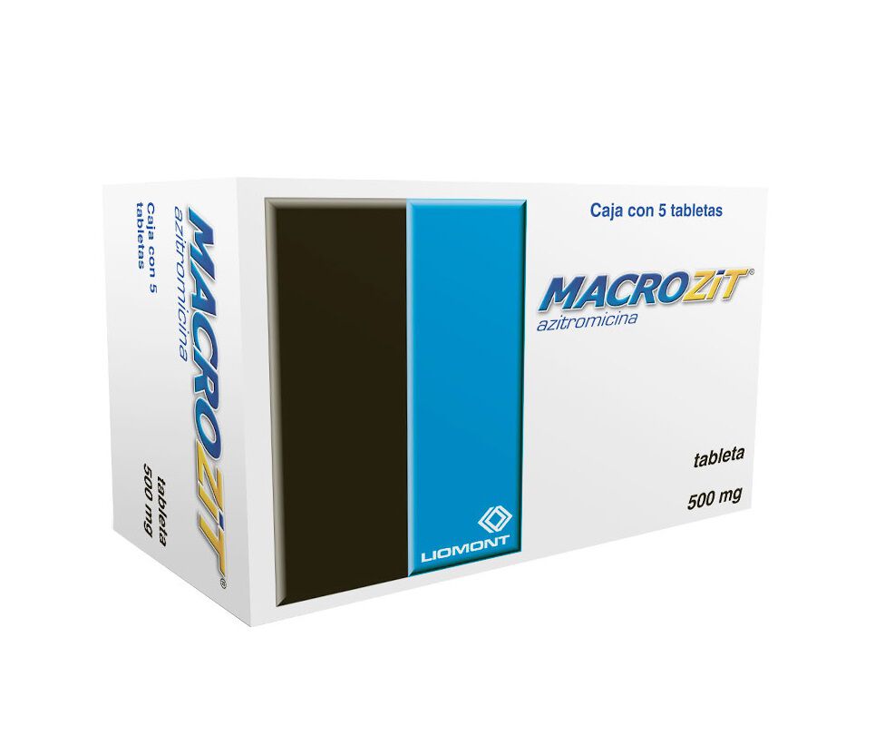 MACROZIT 500MG C 5 TAB AZITROMICINA