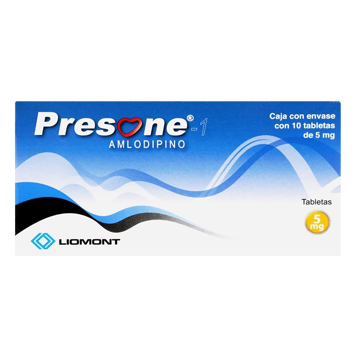PRESONE 1 5MG C 10 TAB AMLODIPINO