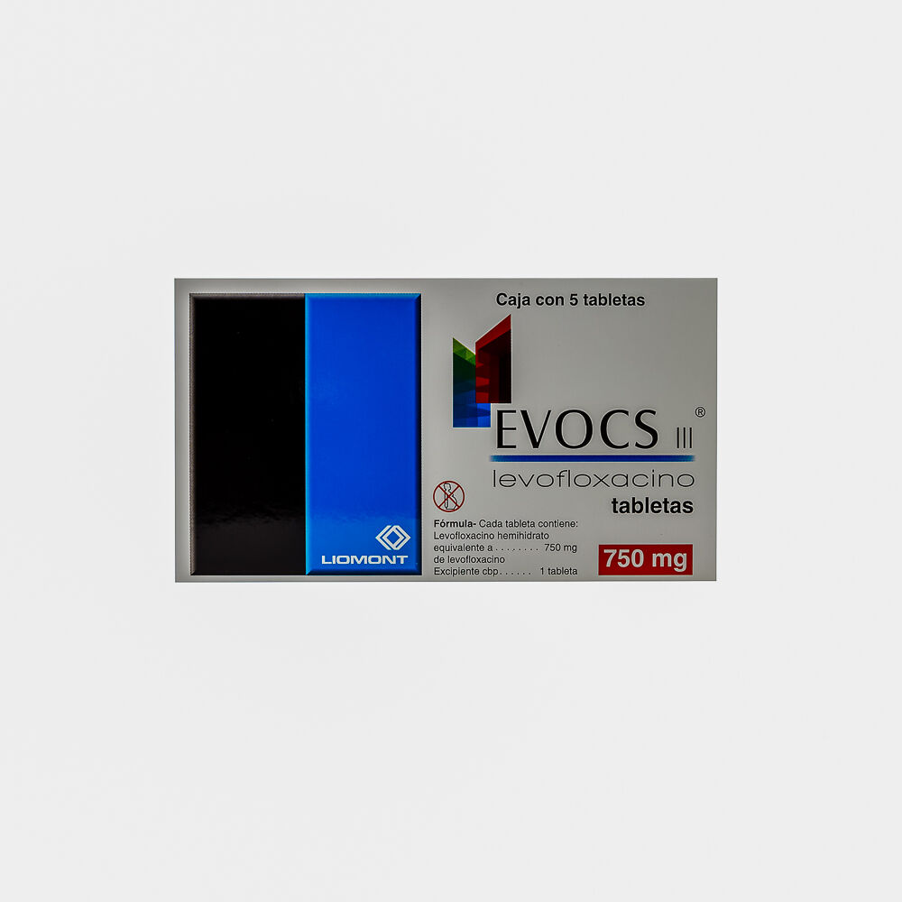 EVOCS III 750MG C 5 TAB LEVOFLOXACINO