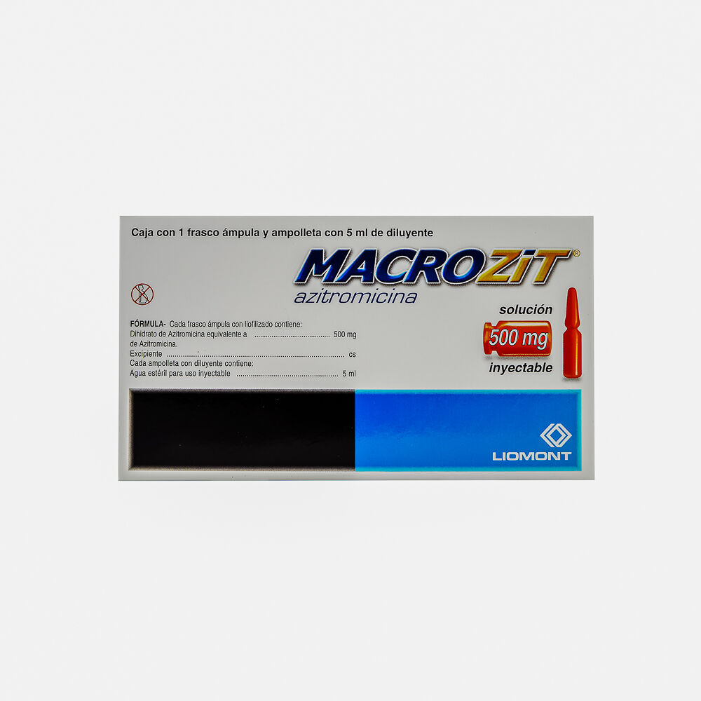 MACROZIT FA 500MG 5ML AZITROMICINA