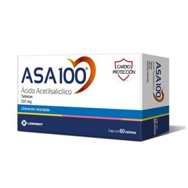 ASA 100 LP C 60 TAB ACIDO ACETILSALICO
