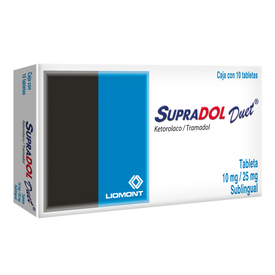 SUPRADOL DUET 10/25MG SUBLINGUAL C 10 TAB