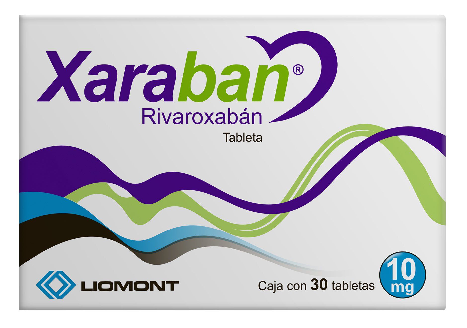 XARABAN 10MG C 30 TAB RIVAROXABAN