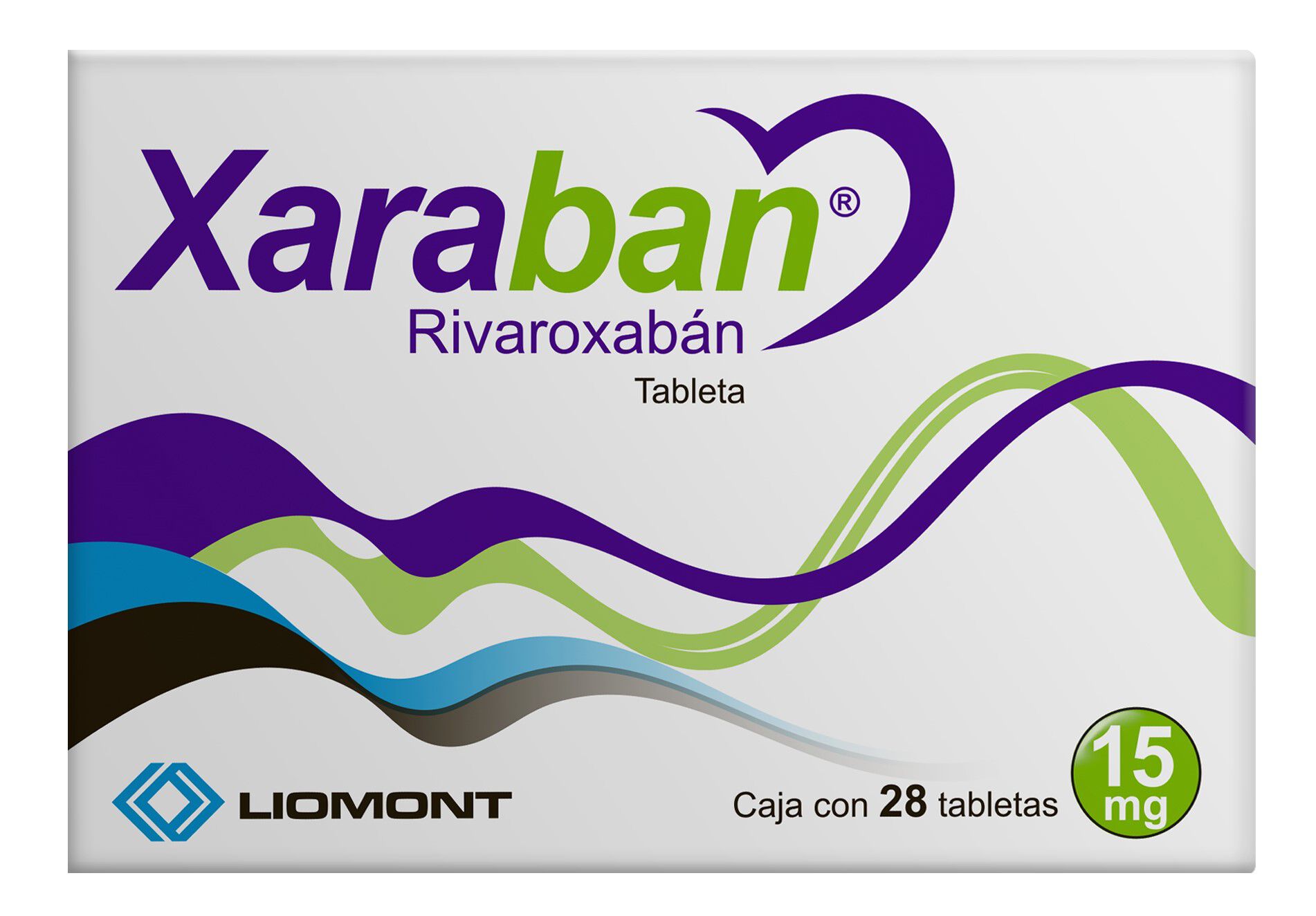 XARABAN 15MG C 28 TAB RIVAROXABAN