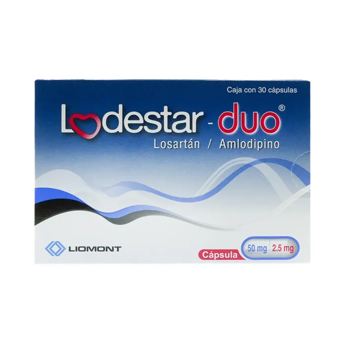 LODESTAR DUO 50/2.5MG C 30 CAP LOSARTANAMLODIPINO