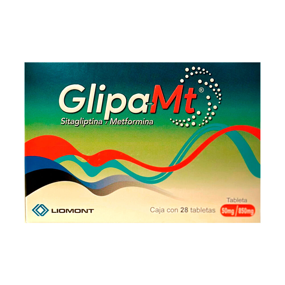 GLIPAMT C 28 TAB SITAGLIPTINAMETFORMINA