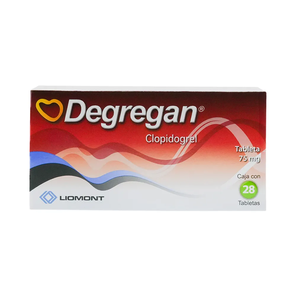 DEGREGAN 75MG C 28 TAB CLOPIDOGREL