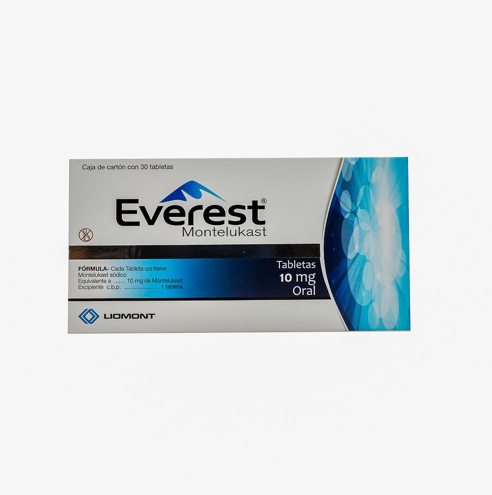 EVEREST 10MG C 30 TAB MONTELUKAST