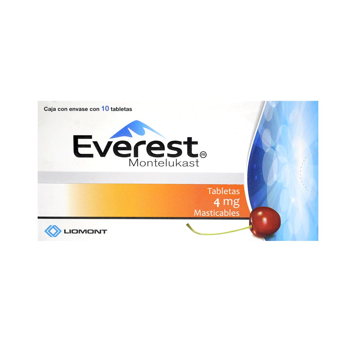 EVEREST 4MG C 10 TAB MASTICABLE MONTELUKAST
