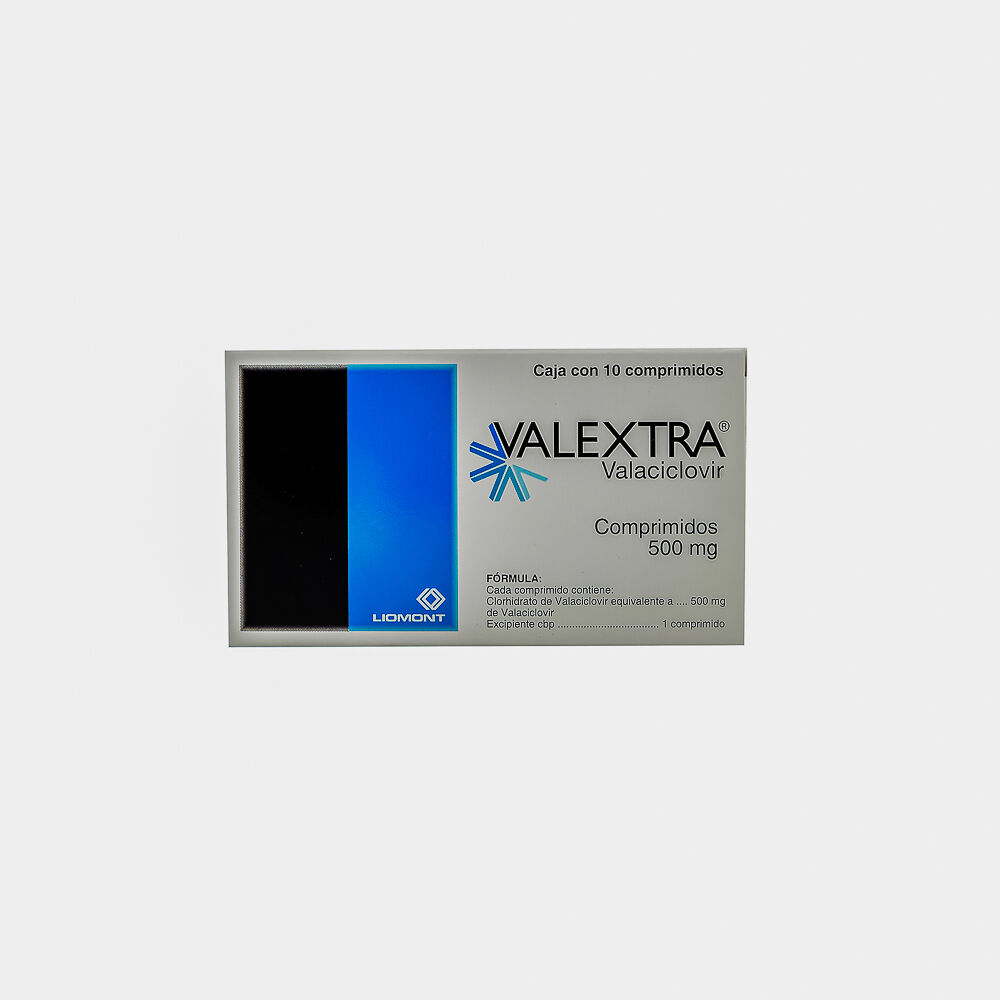 VALEXTRA 500MG C 10 TAB VALACICLOVIR