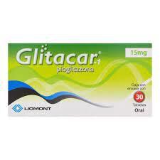 GLITACAR1 15MG C 30 TAB PIOGLITAZONA
