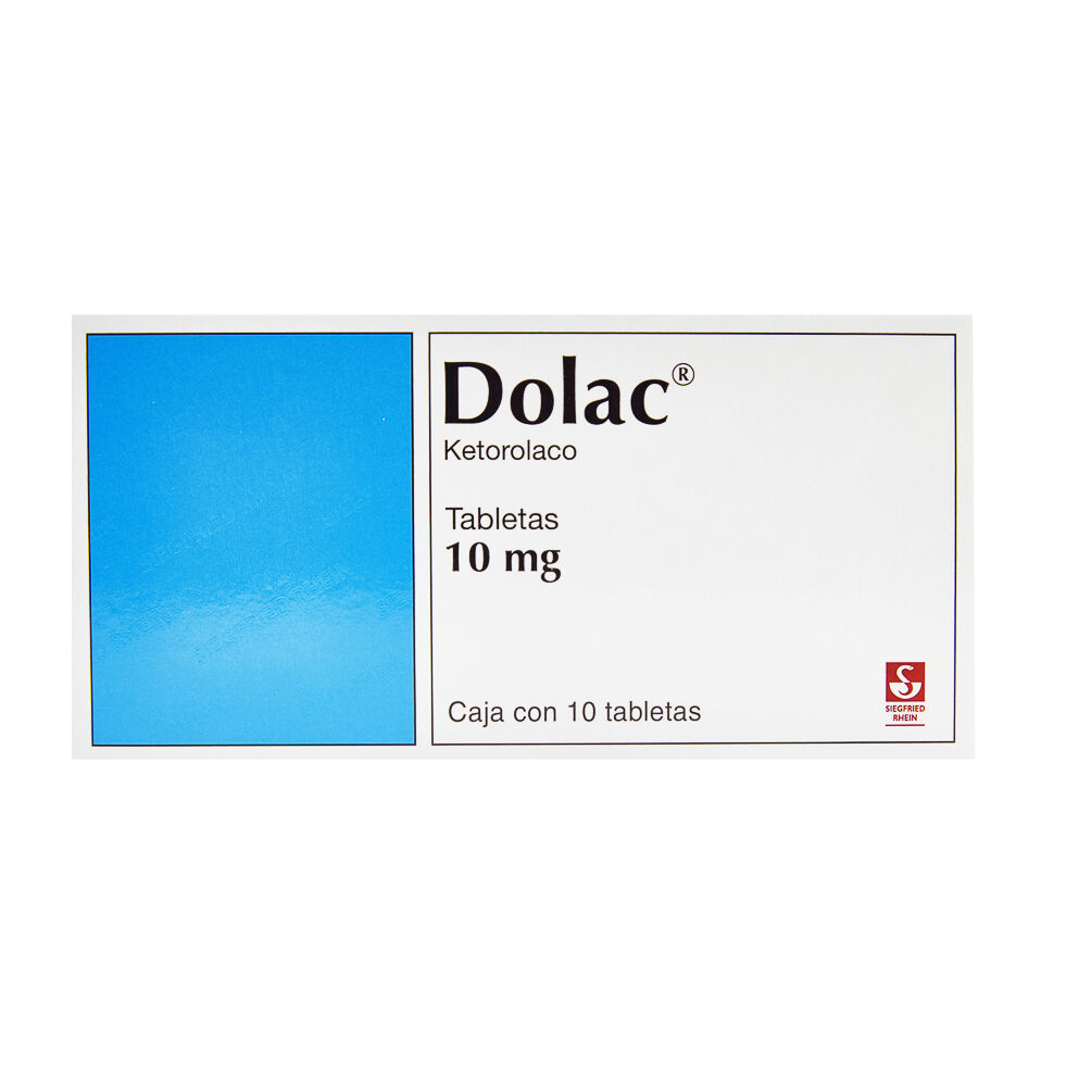 DOLAC 10MG C 10 TAB KETOROLACO