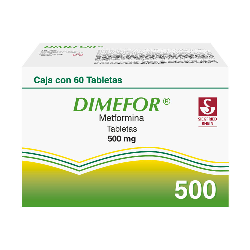 DIMEFOR 500MG C 60 TAB