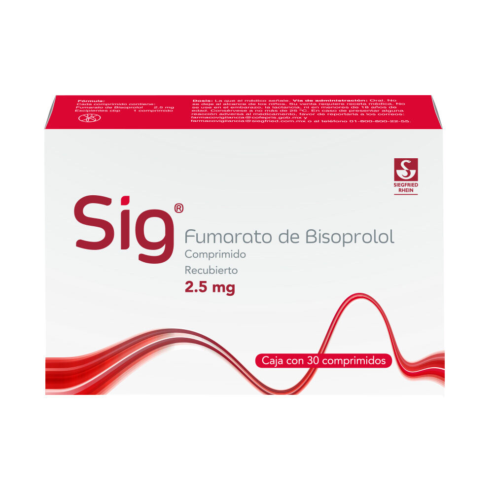 SIG 2.5MG C 30 TAB BISOPRODOL