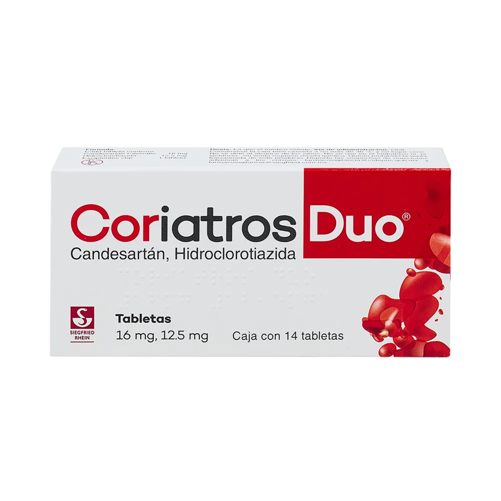 CORIATROS DUO 16/12.5MG C 14 TAB