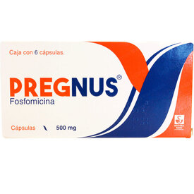PREGNUS 500MG C 6 CAP (FOSFOMICINA)