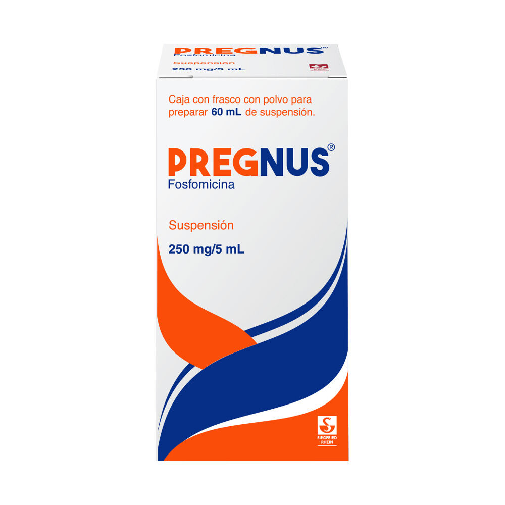 PREGNUS SUSP 250MG 60ML FOSFOMICINA