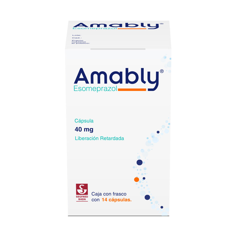 AMABLY 40MG C 14 CAP ESOMEPRAZOL