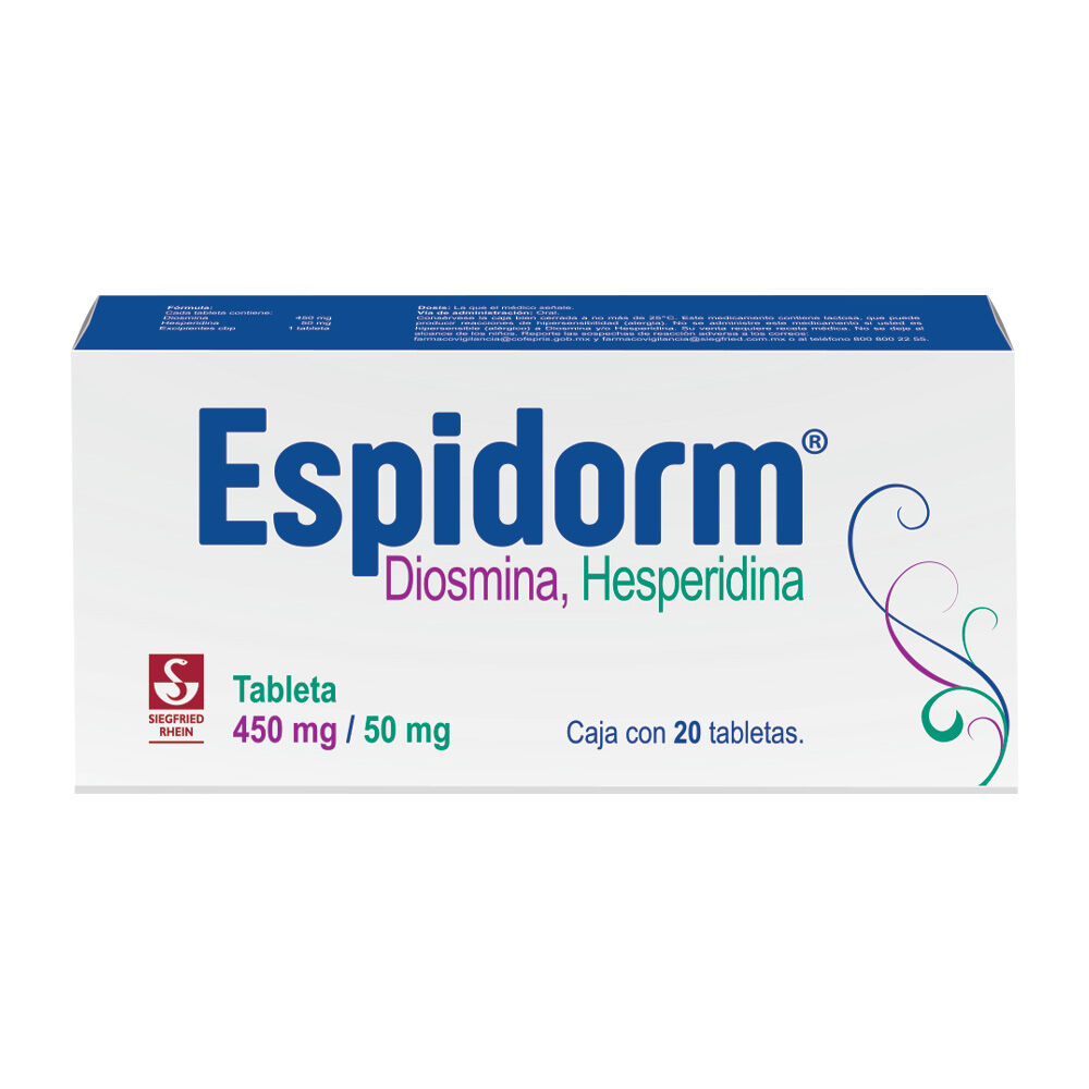ESPIDORM 500MG C 20 TAB