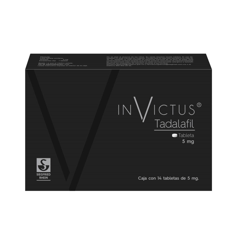 INVICTUS 5MG C 14 TAB TADALAFIL