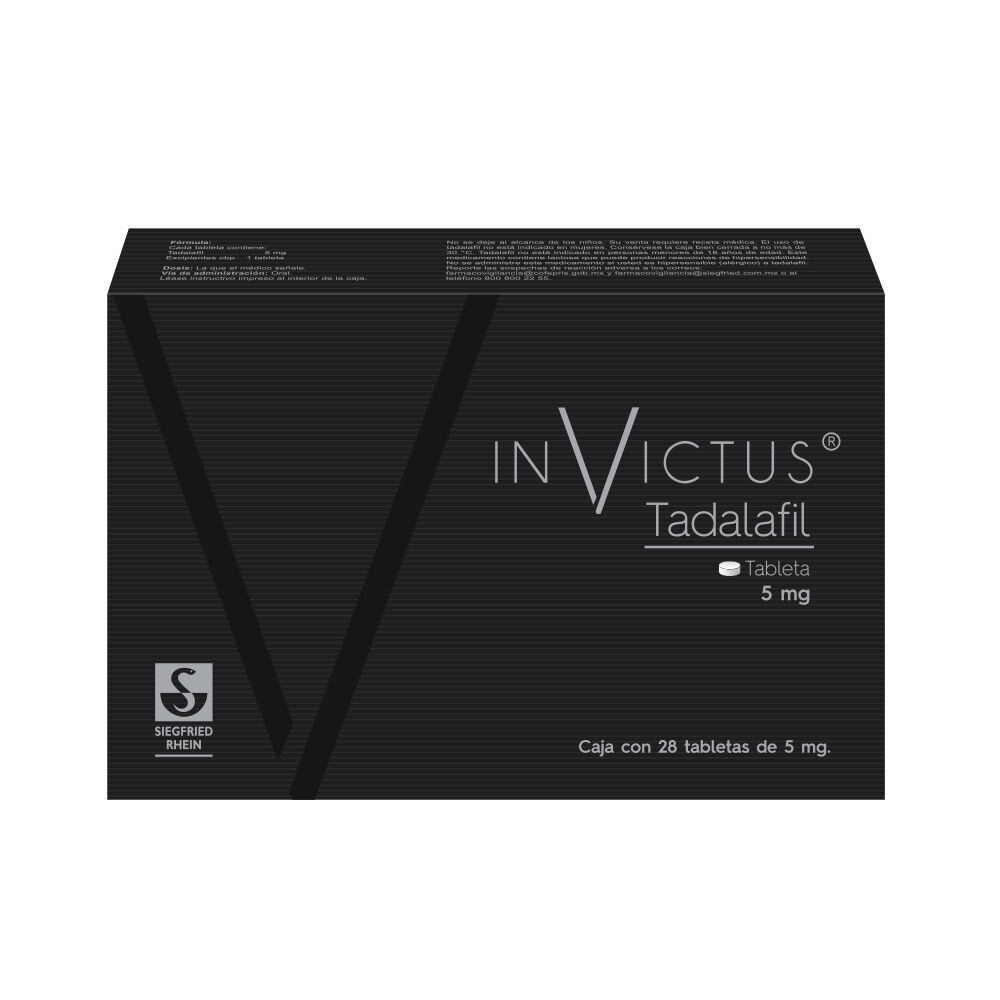 INVICTUS 5MG C 28 TAB TADALAFIL