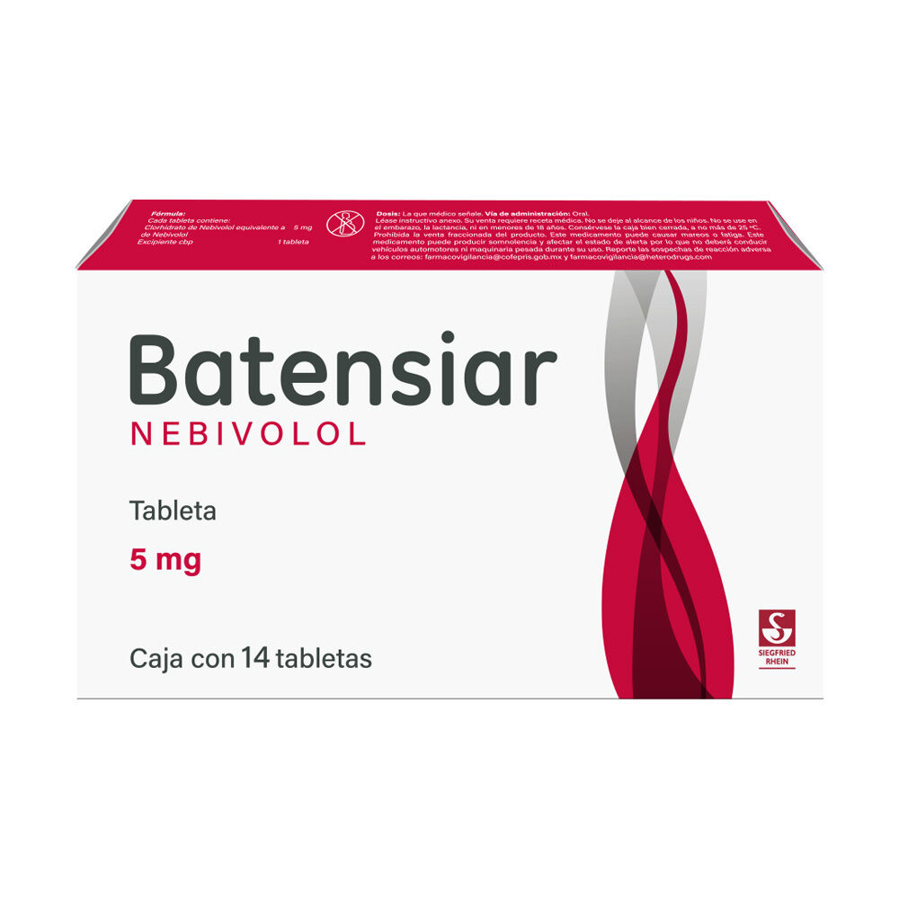 BATENSIAR 5MG C 14 TAB NEBIVOLOL