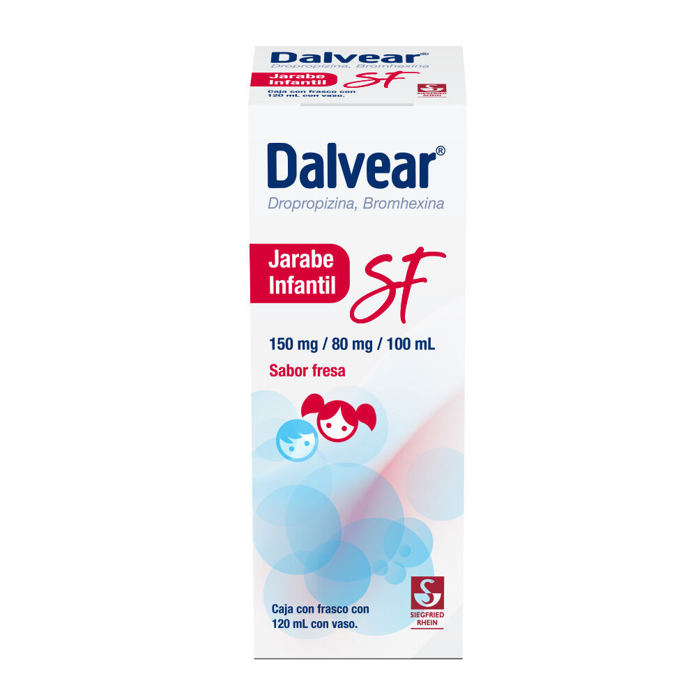 DALVEAR JBE INFANTIL SF SAB FRESA 120ML