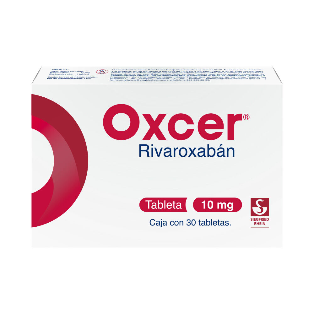 OXCER 10MG C 30 TAB RIVAROXABAN
