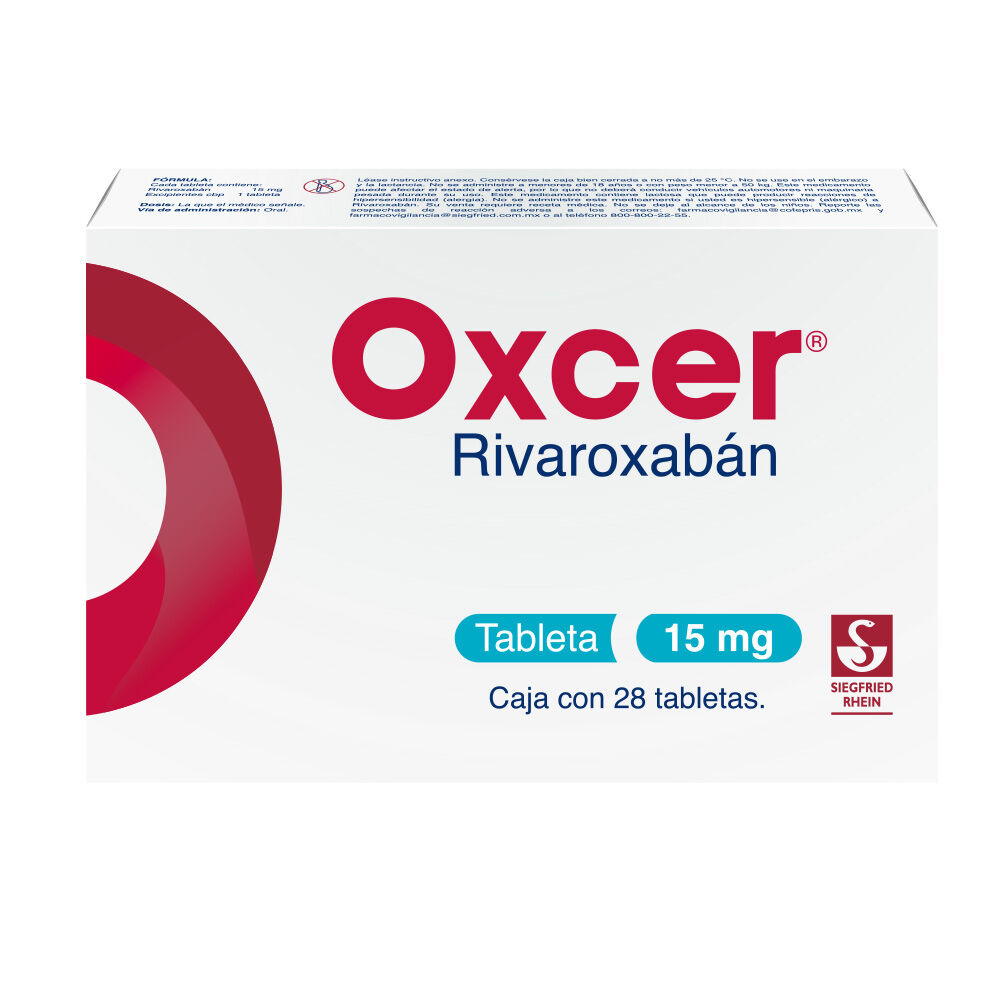 OXCER 15MG C 28 TAB RIVAROXABAN