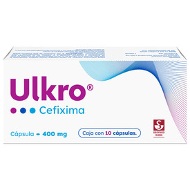 ULKRO 400MG C 10 CAP CEFIXIMA