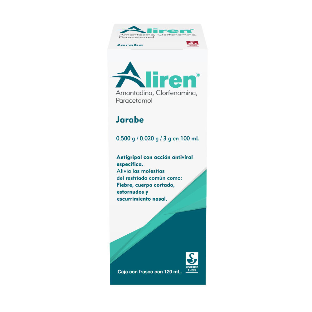 ALIREN JARABE 120ML AMANTADINACLORFENAPARACETA