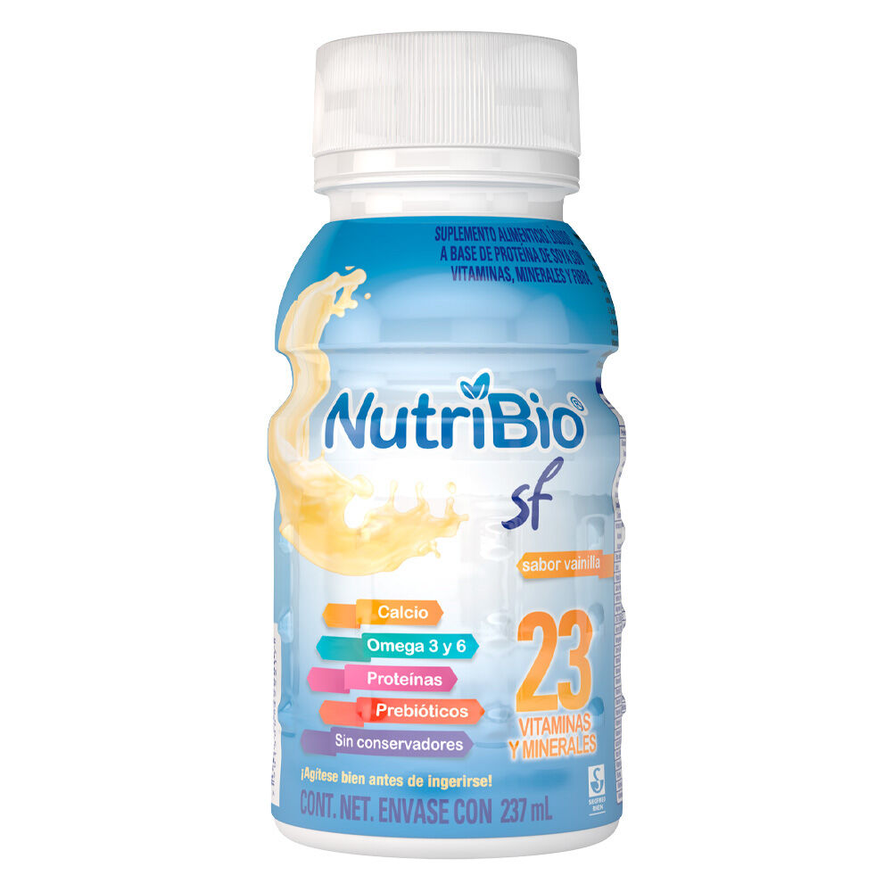 NUTRIBIO SF SAB VAINILLA 237ML SUPLEMENTO ALIMENT