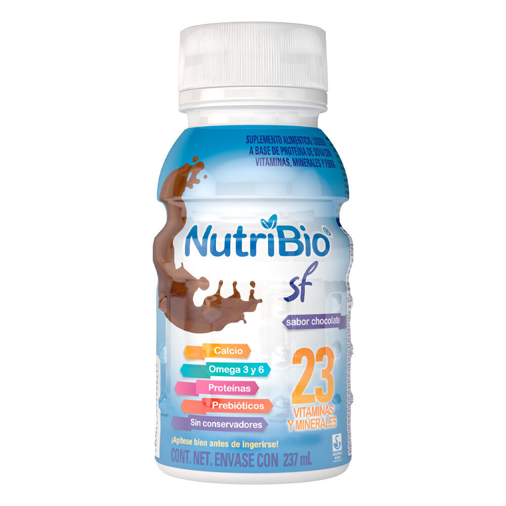 NUTRIBIO SF SABOR CHOCOLATE 237ML