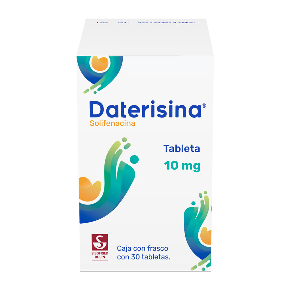 DATERISINA 10MG C 30 TAB SOLIFENACINA