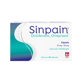 SINPAIN LP 7520MG C 30 CAP DICLOFENACOOMEPRAZOL