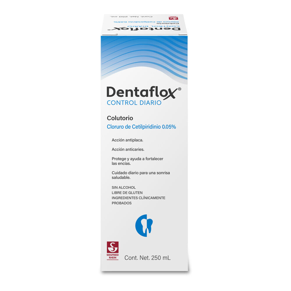 DENTAFLOX CONTROL DIARIO COLUTORIO 250ML