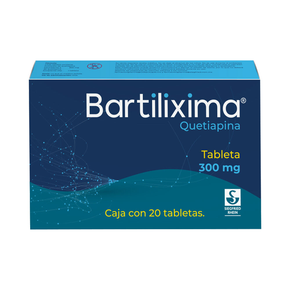 BARTILIXIMA 25MG C 30 TAB QUETIAPINA