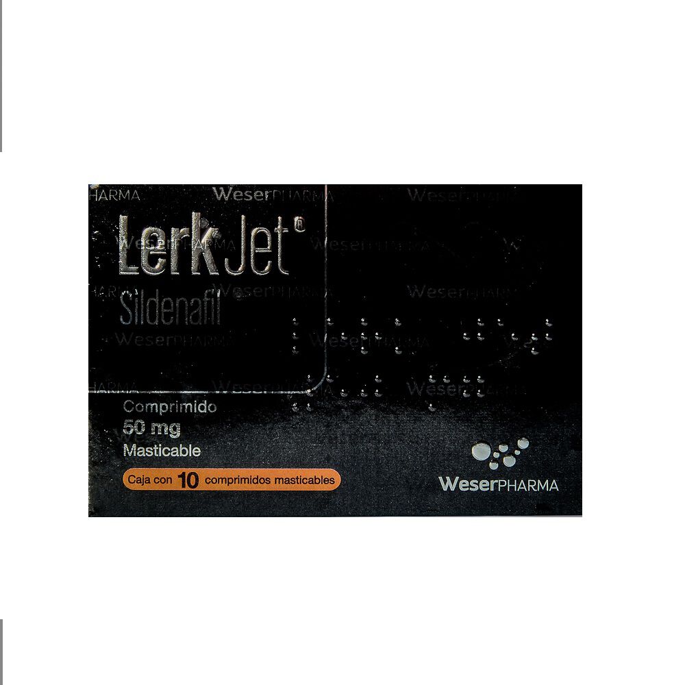 LERK JET 50MG C 10 TAB SILDENAFILO