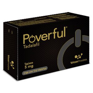 POVERFUL 5MG C 14 TAB TADALAFIL