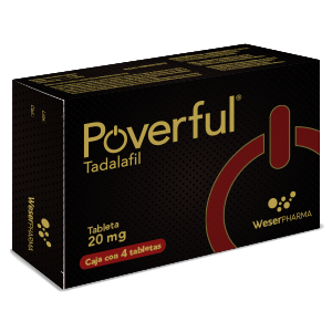 POVERFUL 20MG C 4 TAB TADALAFIL