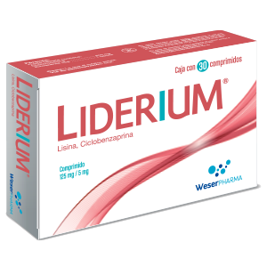 LIDERIUM 125/5MG C 30 TAB LISINA/CICLOBENZAPRINA