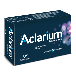 ACLARIUM 500MG TAB C 5 AZITROMICINA