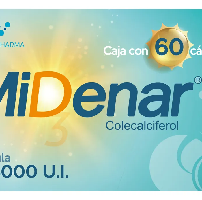 MIDENAR 4000IU C 60 CAP COLECALCIFEROL